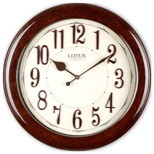 ساعت دیواری چوبی لوتوس مدل 6031